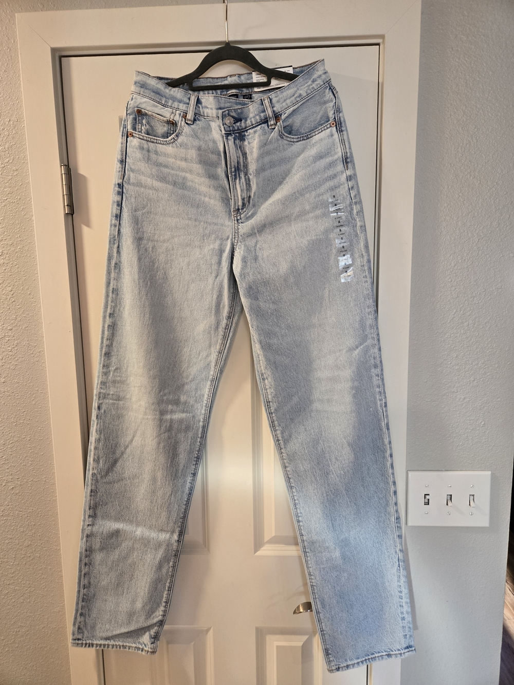Abercrombie & Fitch Light Blue Straight Leg Jeans